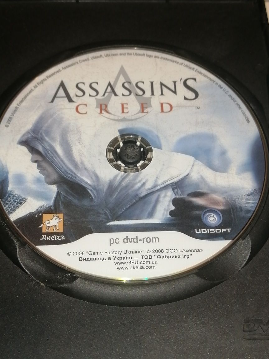 Assassins creed цена за все лицензия Акелла, игра на DVD дисках