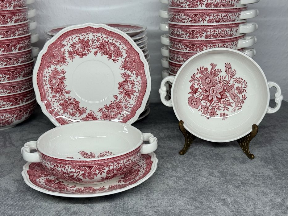 Фарфоровая супница бульоница Villeroy Boch серия Fasan GDR Германия