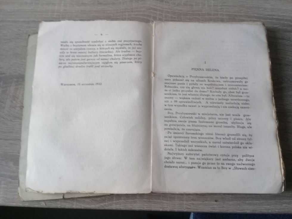 K.Irzykowski Benjaminek Rzecz o Boyu-Żełeńskim Warszawa 1933