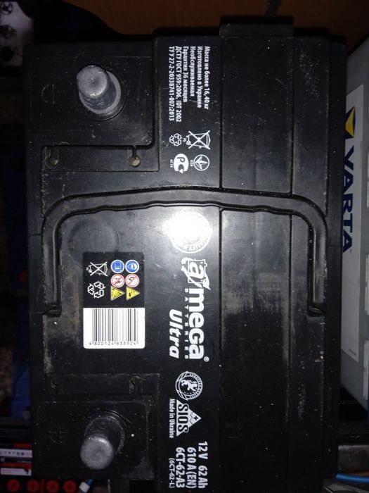 Продам акумулятор 62 ah 610a. 2023 рік. Стан відмінний!!