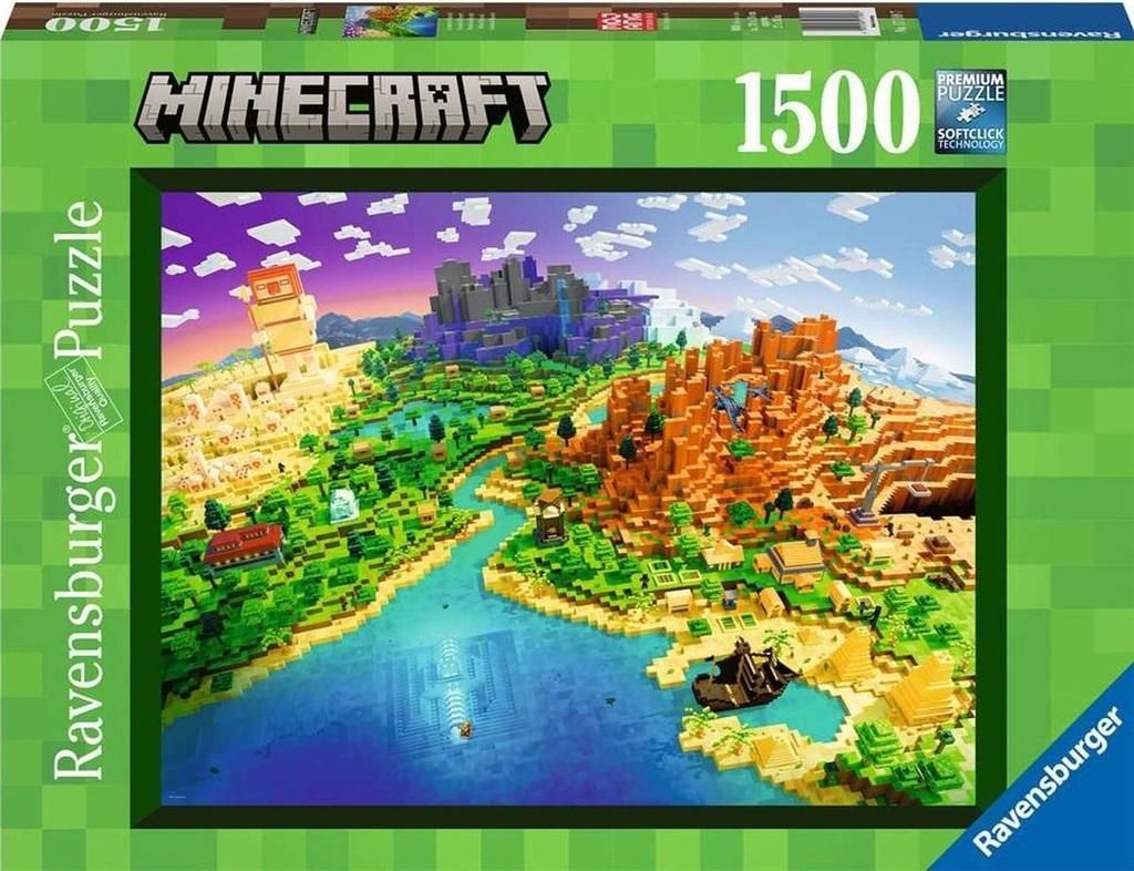 Puzzle 1500 World Of Minecraft, Ravensburger