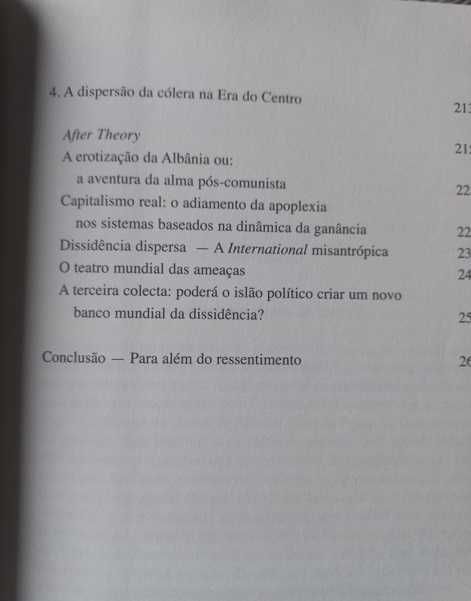 Cólera e Tempo - Peter Sloterdijk (Ensaio Político-Psicológico)