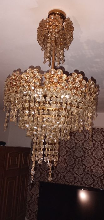 Люстра хрусталь на вісім ламп