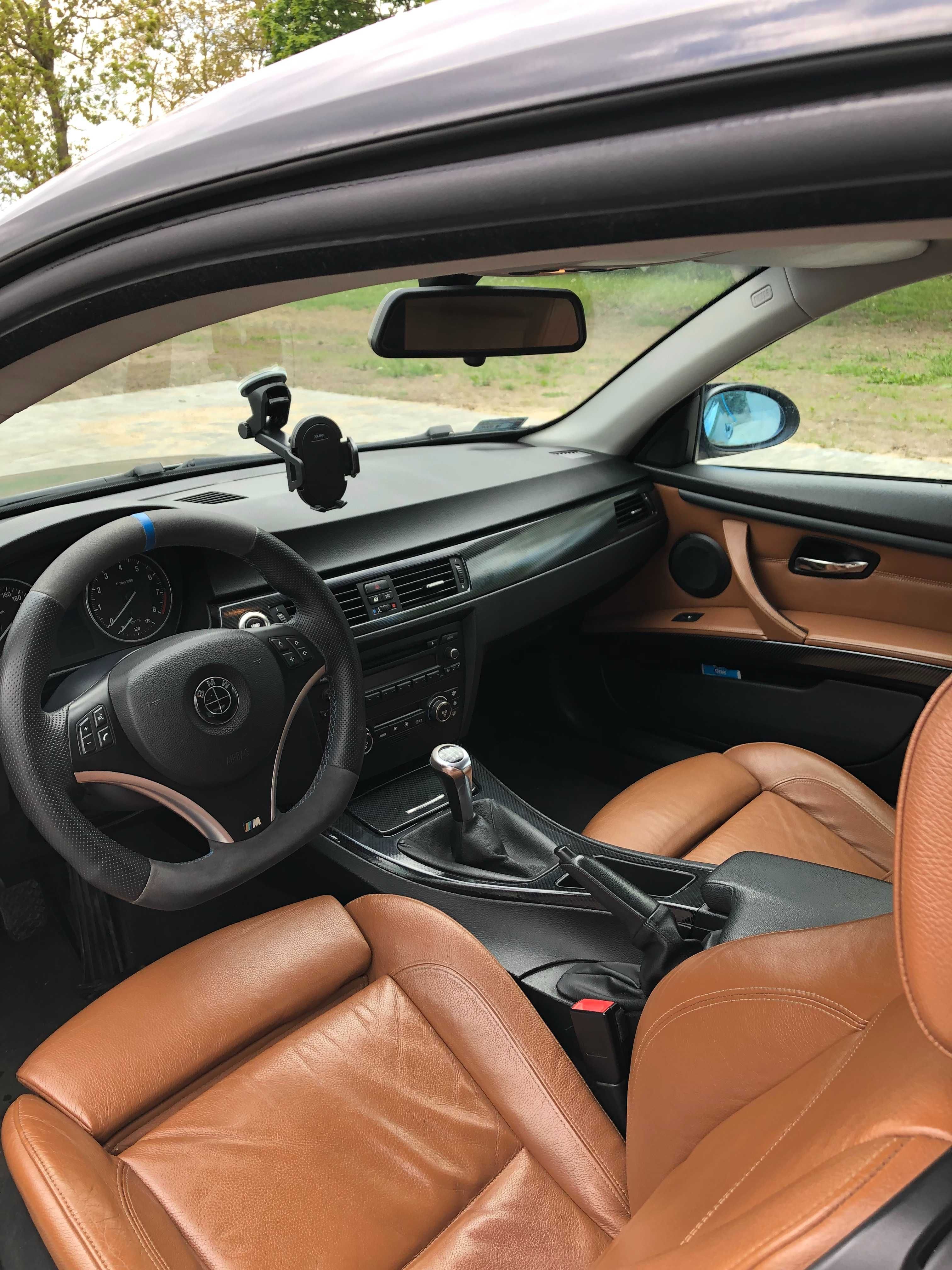 BMW Seria 3 BMW E92 Coupe, fotele sport, skóra, felgi 19, manual