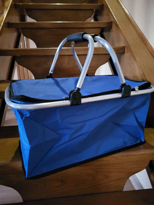 Термосумка синя.