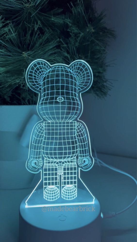 Світильник ведмедик bearbrick