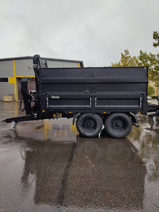 Przyczepa skorupowa FERREL 135 HDS PALMS Hardox leśna budowlana Kiper
