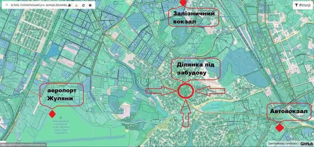 СРОЧНО! Участок 10 соток рядом с центром Киева, ул. Н. Миклухи-Маклая.