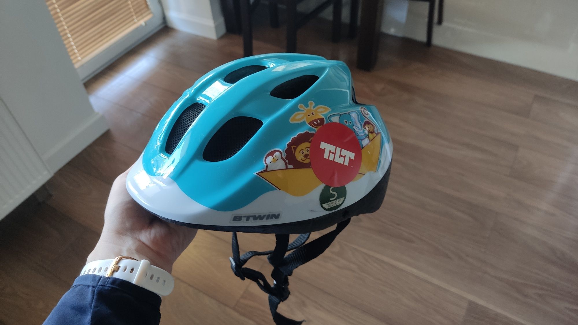 Kask rowerowy dziecięcy Decathlon 46 cm -53 cm