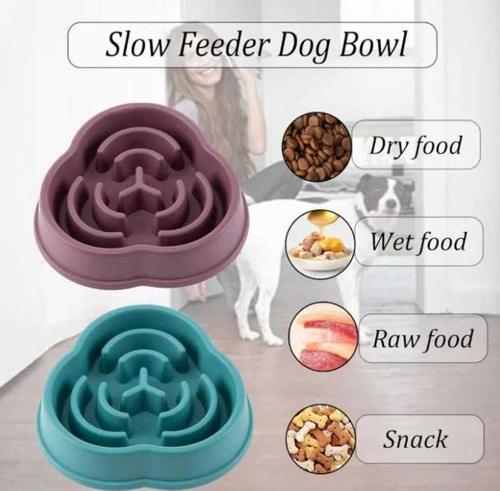 Миска для повільного годування собак та котів