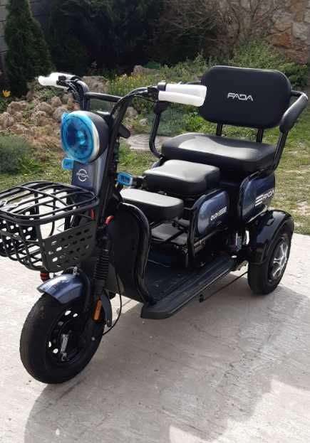 Акція! Електро трицикл FADA OLDi 1000W-20Ah Телефонуй зараз!!!
