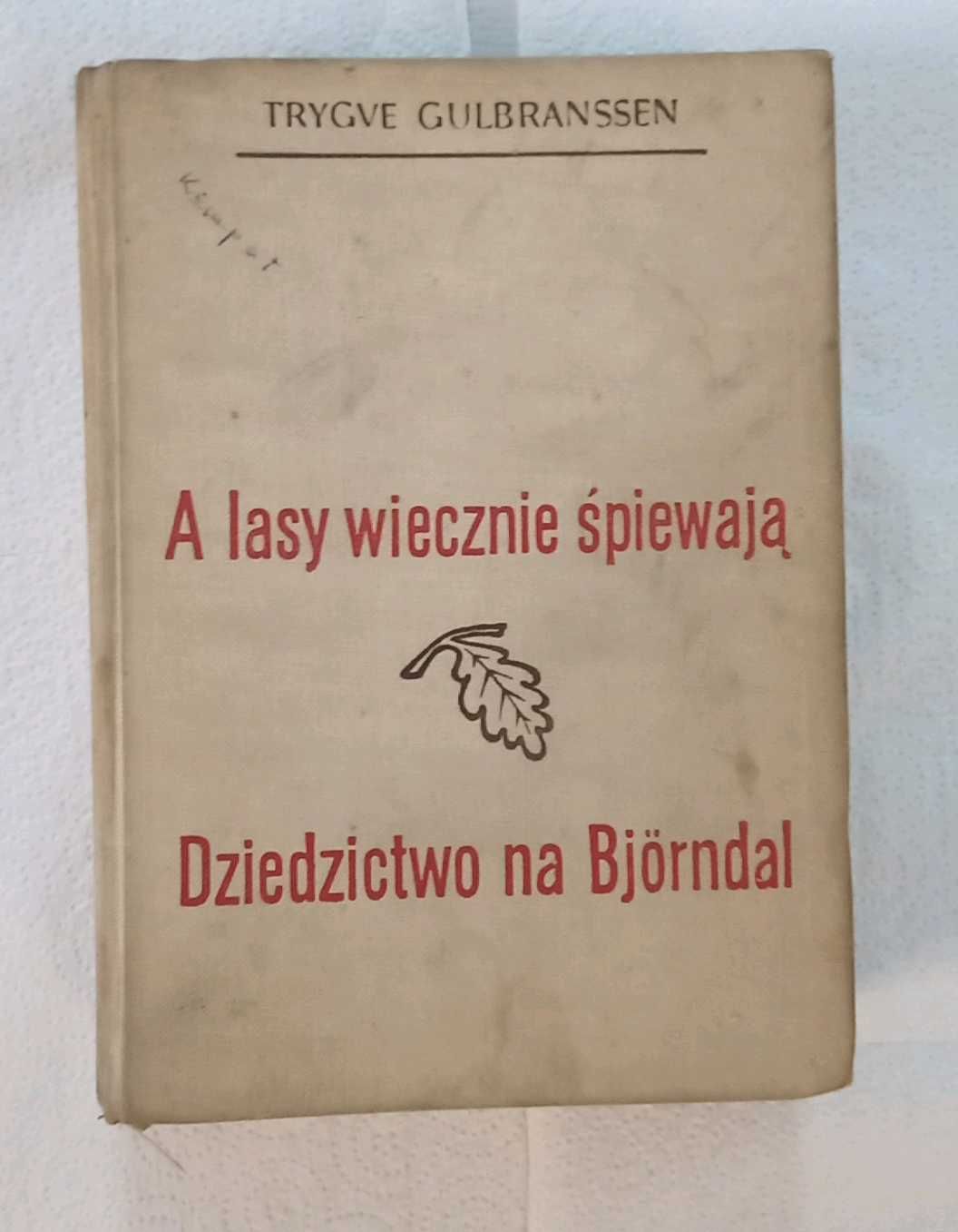 A lasy wiecznie śpiewają -dziedzictwo na bjorndal, T.Gulbranssen 1968