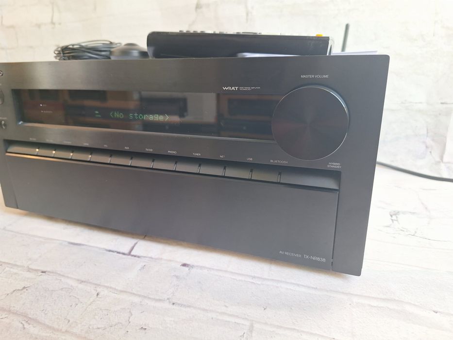 Mocny Onkyo Tx-nr838 Wi-Fi BT 4k 60p Atmos vision THX Spotify