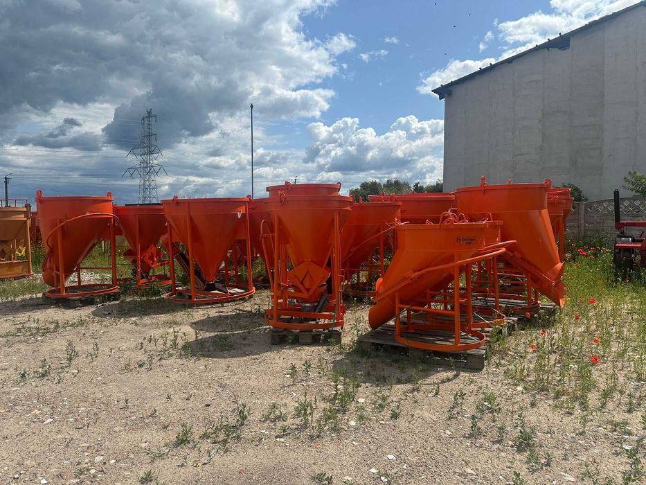 Pojemnik zbiornik Lej betonu Niemiecki Eichinger 1016H 1000L rękaw N40