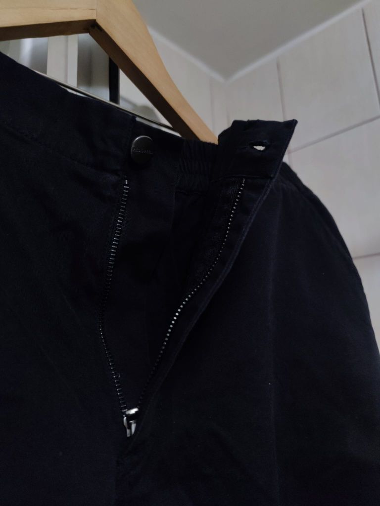 spodnie spodenki jeansowe XL szorty shorty krótkie spodenki czarne cla