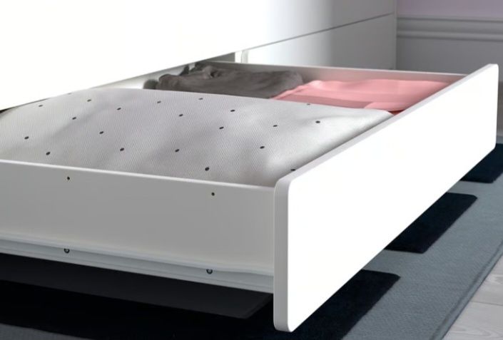 Cama com cama extra+arrumação+ colchão, 90x200 cm