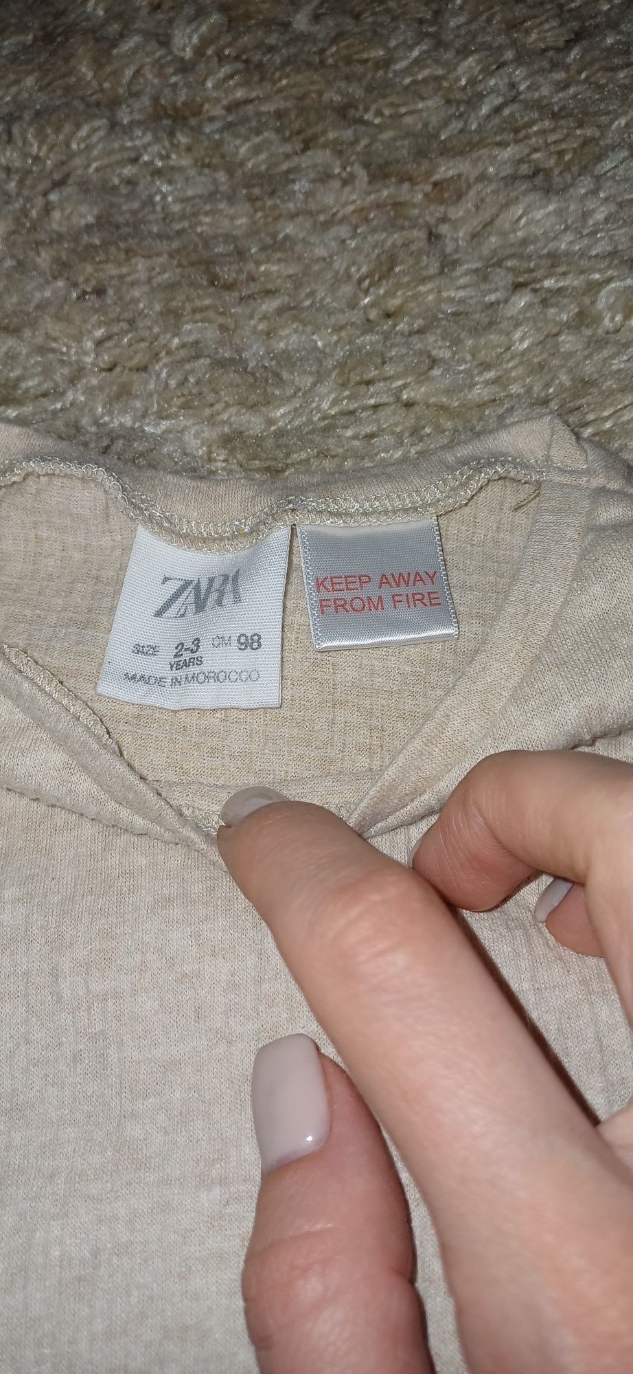 Блузка фирмы zara ,размер 98