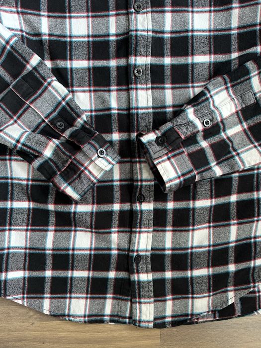 Męska koszula flanelowa w kratkę M