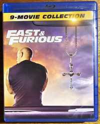 9 płyt Blu-Ray - Szybcy i Wściekli 1-9 Fast & Furious - bez PL