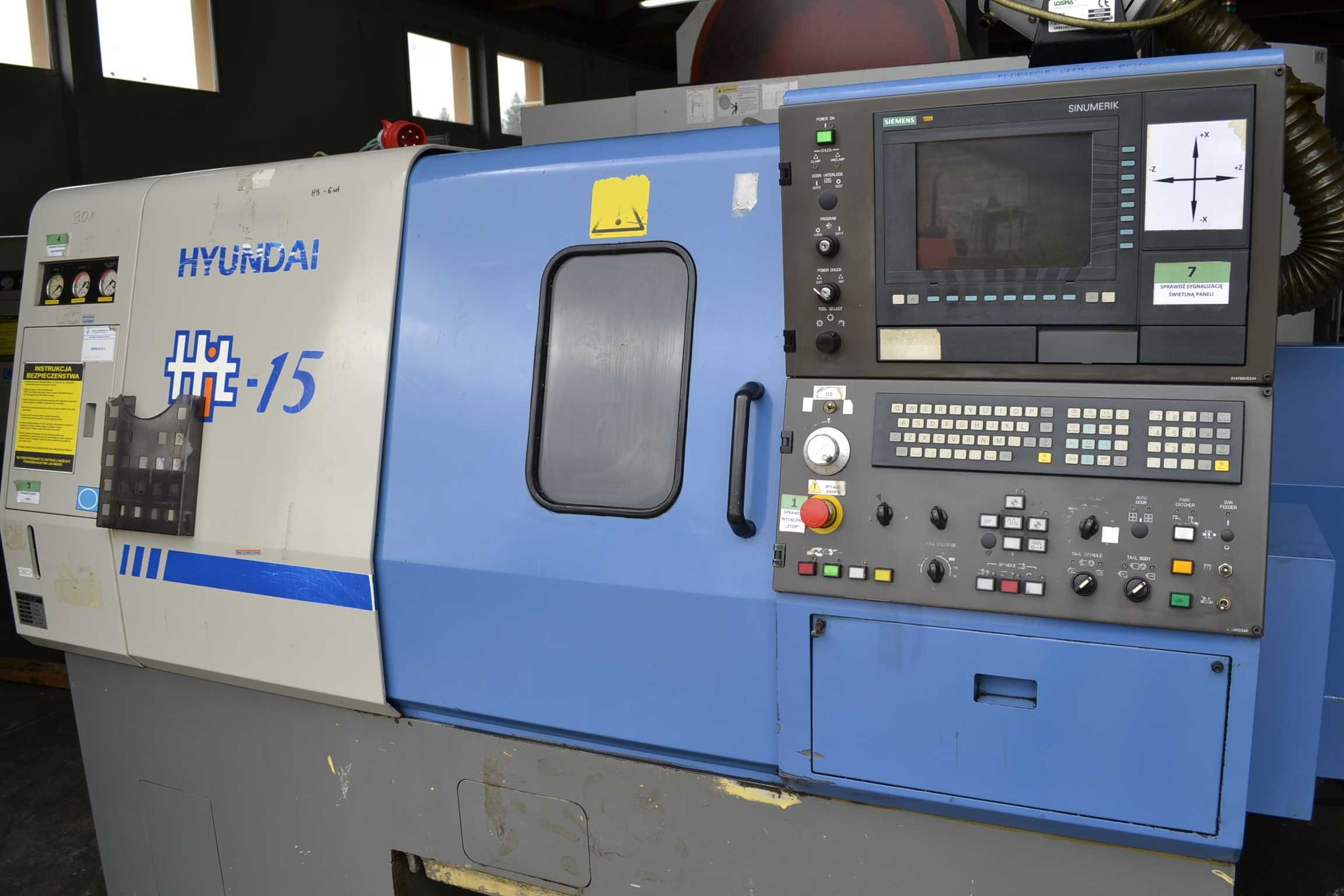 Tokarka CNC Hyundai HIT -15