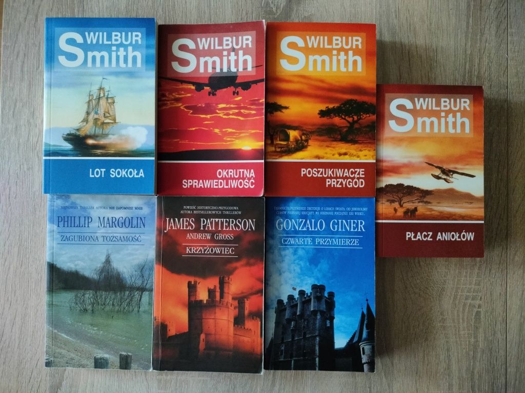 Sensacja, thriller - Wilbur Smith, Margolin, Patterson i inni