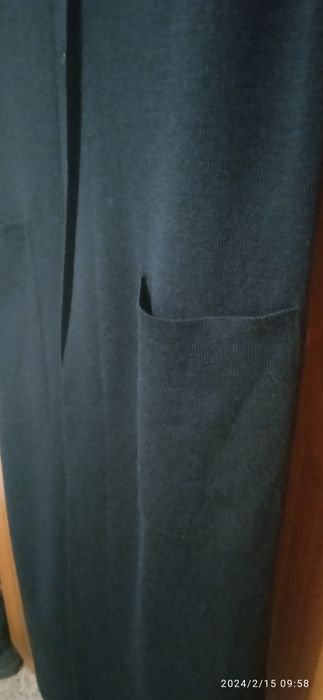 Кардиган длинный 50% шерсти