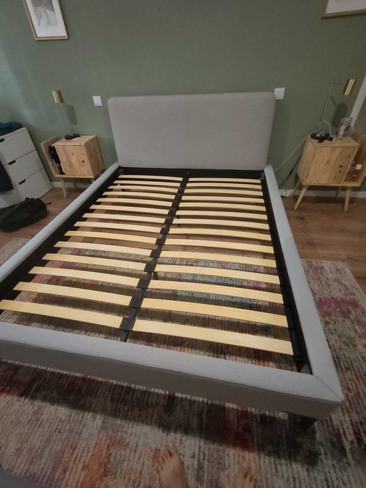 Cama Kinda Cinza 160cmx200cm