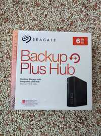 Dysk twardy HDD 3,5'' Seagate Backup Plus Hub 6TB. USB 3.0.