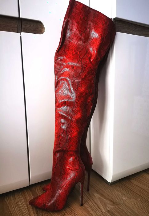 Kozaki wysokie muszkieterki za kolano roz. 37