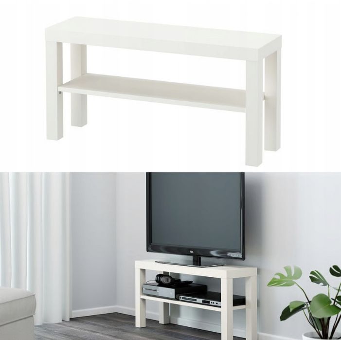 Ikea LACK Szafka pod TV, biały, 90x26x45 cm