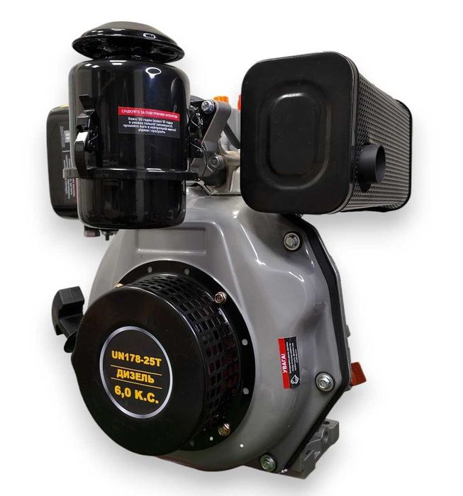 Двигун Universal 178F (6 к.с.) дизель! вал 25 мм шліцевий! надійний!