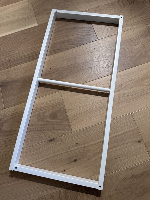 IKEA Pax Komplement drążek na ubrania wieszaki 75x35cm biały nowy
