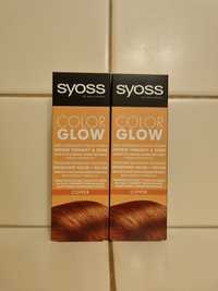 Dwa tonery syoss color glow copper