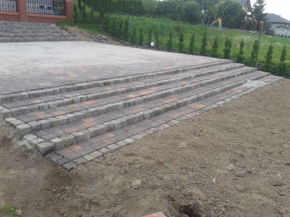 Brukarstwo Układanie granitu