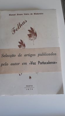 Folhas Recolhidas, de Manuel Álvaro Madureira