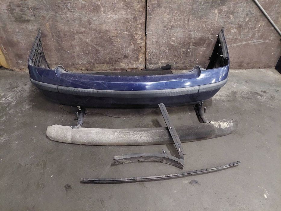 ZDERZAK TYŁ + BELKA + ŚLIZGI VOLKSWAGEN PASSAT B5 SEDAN LB5N