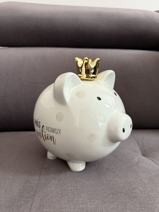 Świnka skarbonka mój pierwszy milion