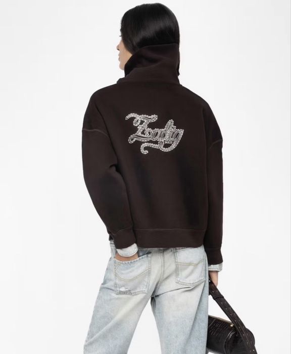 Толстовка с вышевкой Zadig & Voltaire
