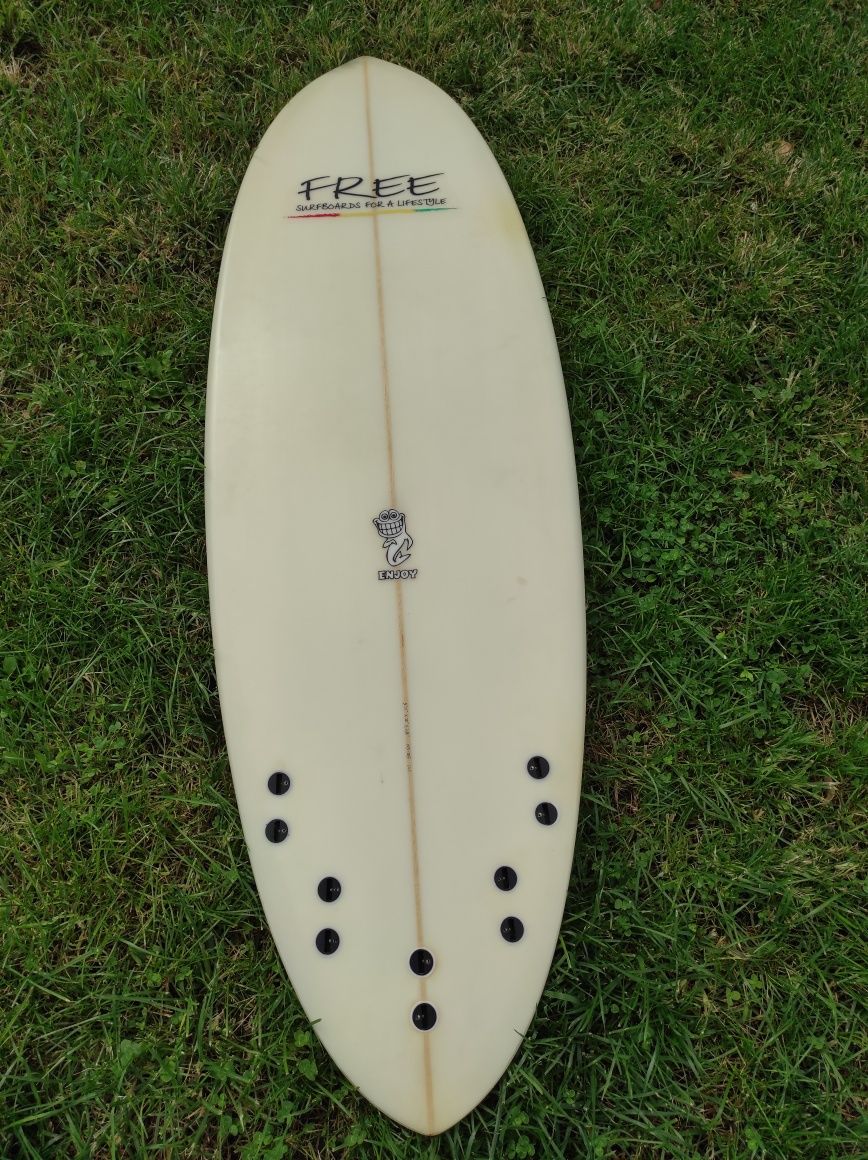 Prancha de surf Free enjoy 5'11'' + capa + leash