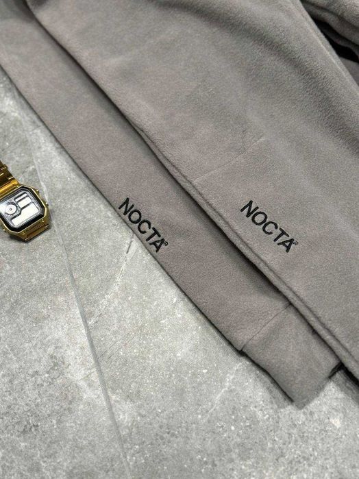 Костюм Nike Nocta Grey флісовий полар штани + худі i57/88-07