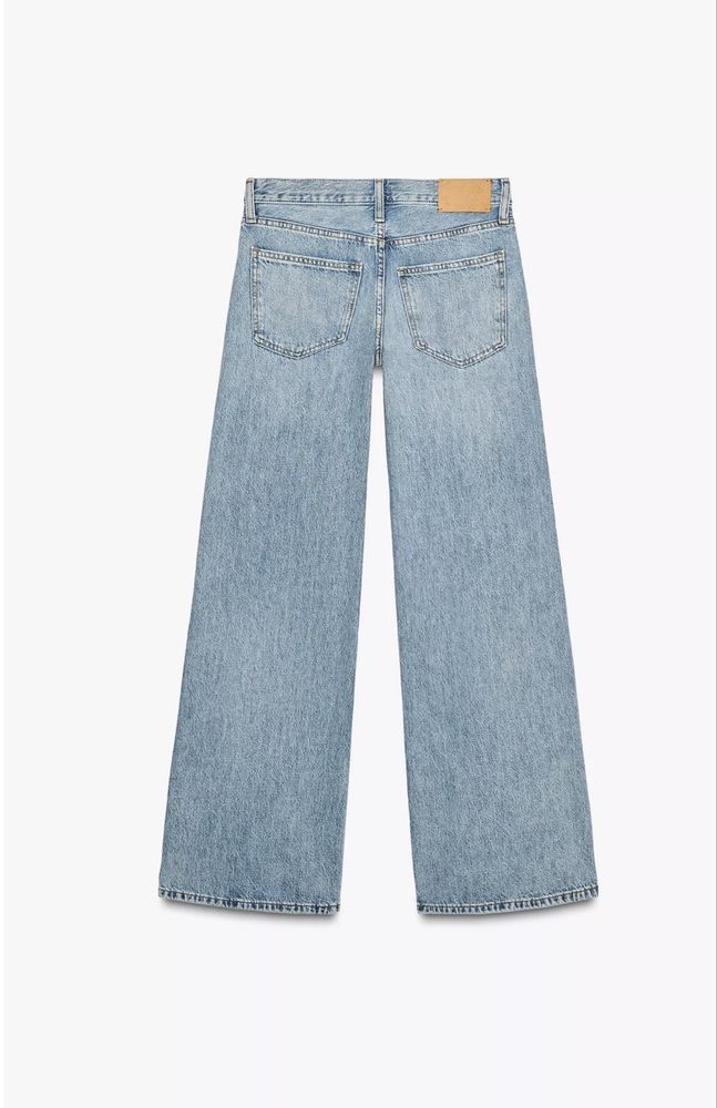 Джинси wide-leg zara new