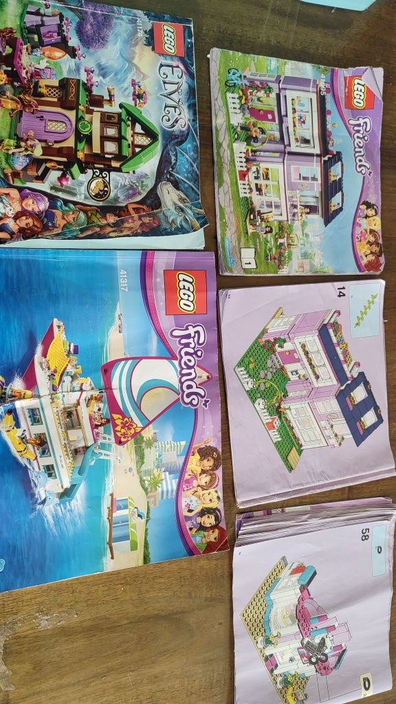 Orginalne Klocki Lego Friends/Elves mix 5kg+instrukcje