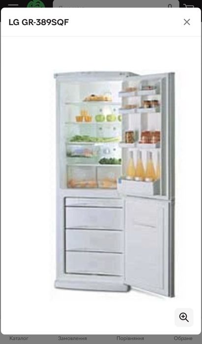 Холодильник LG NO Frost Multi Air Flow GR-389 SNQF