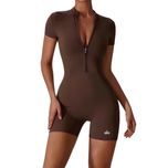 Комбінезон спортивний Alo Yoga Fitness Short Sleeve Short Jumpsuit Bro