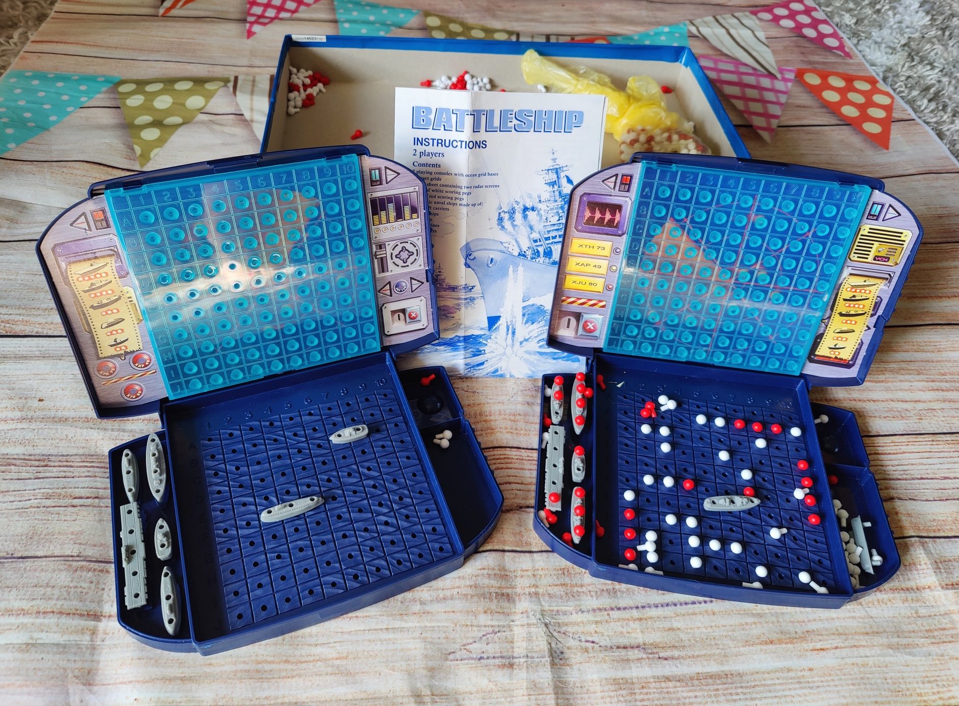 Hasbro MB Games Battleship Gra w statki Vintage