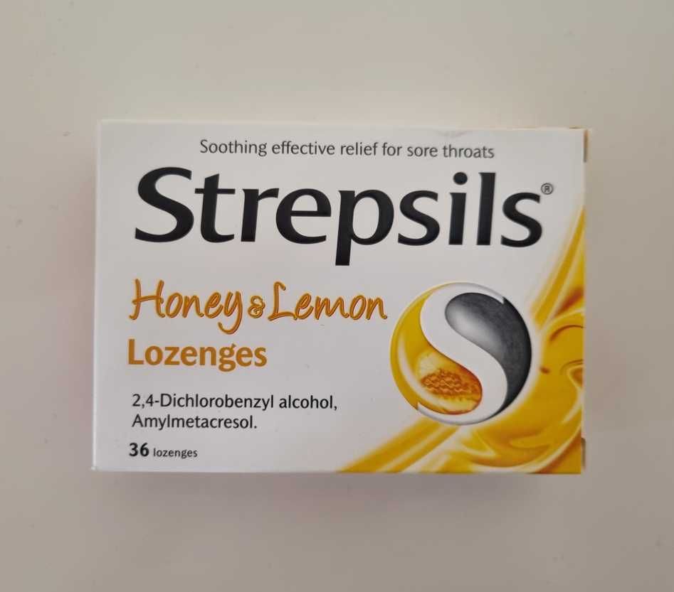 Strepsils Honey and Lemon Lozenges na ból gardła 36 pastylek