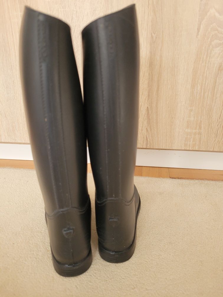 Buty kalosze do jazdy konnej Fouganza decathlon roz. 33
