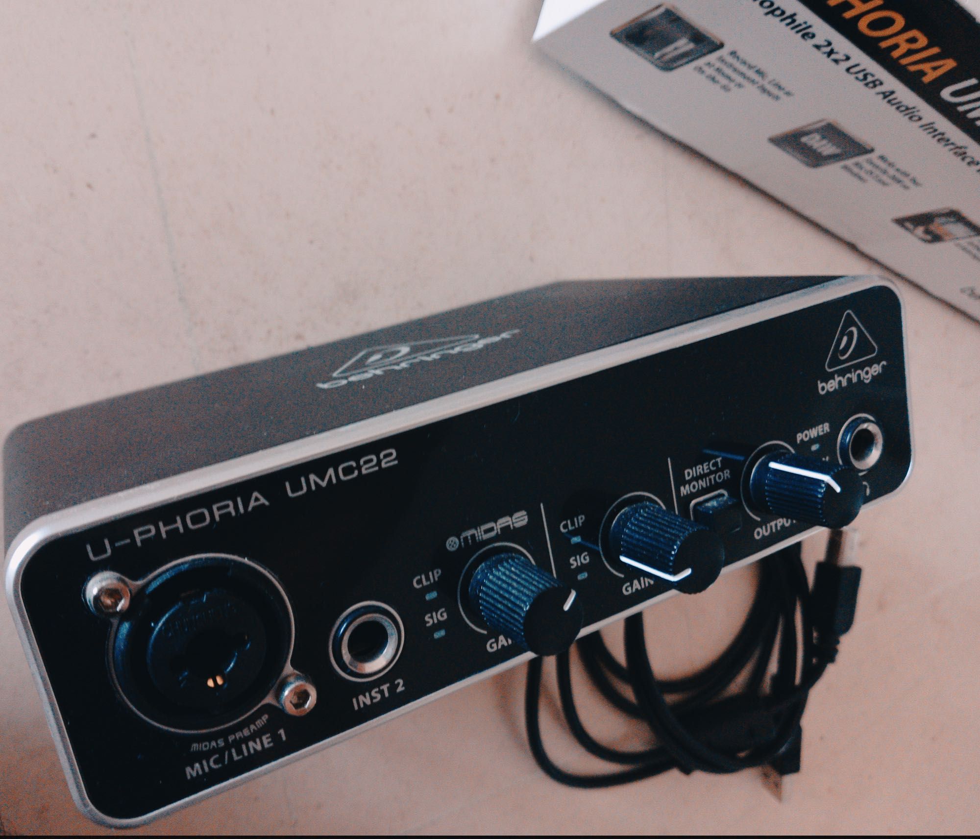 Interface Audio Behringer U-Phoria UMC 22