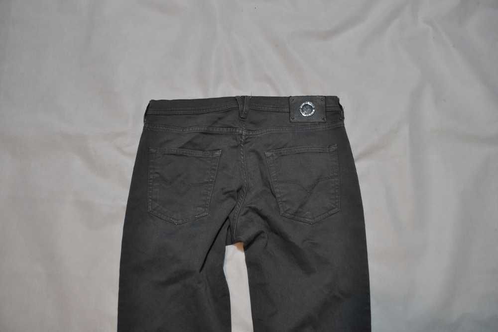 VERSACE JEANS L 86cm 34/36 męskie spodnie jeansowe slim stretch s6v
