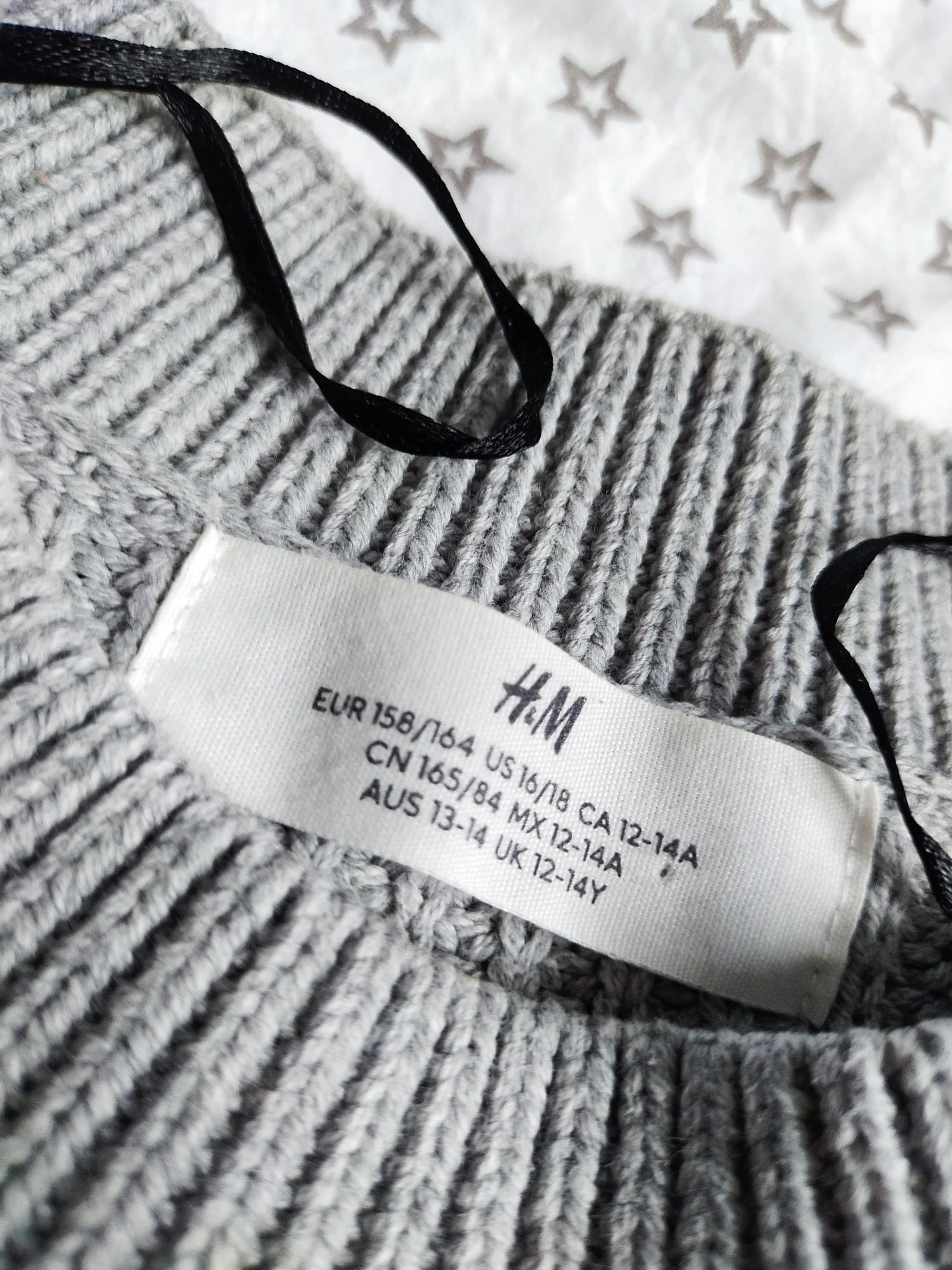 Sweter sweterek dziecięcy h&M 158/164